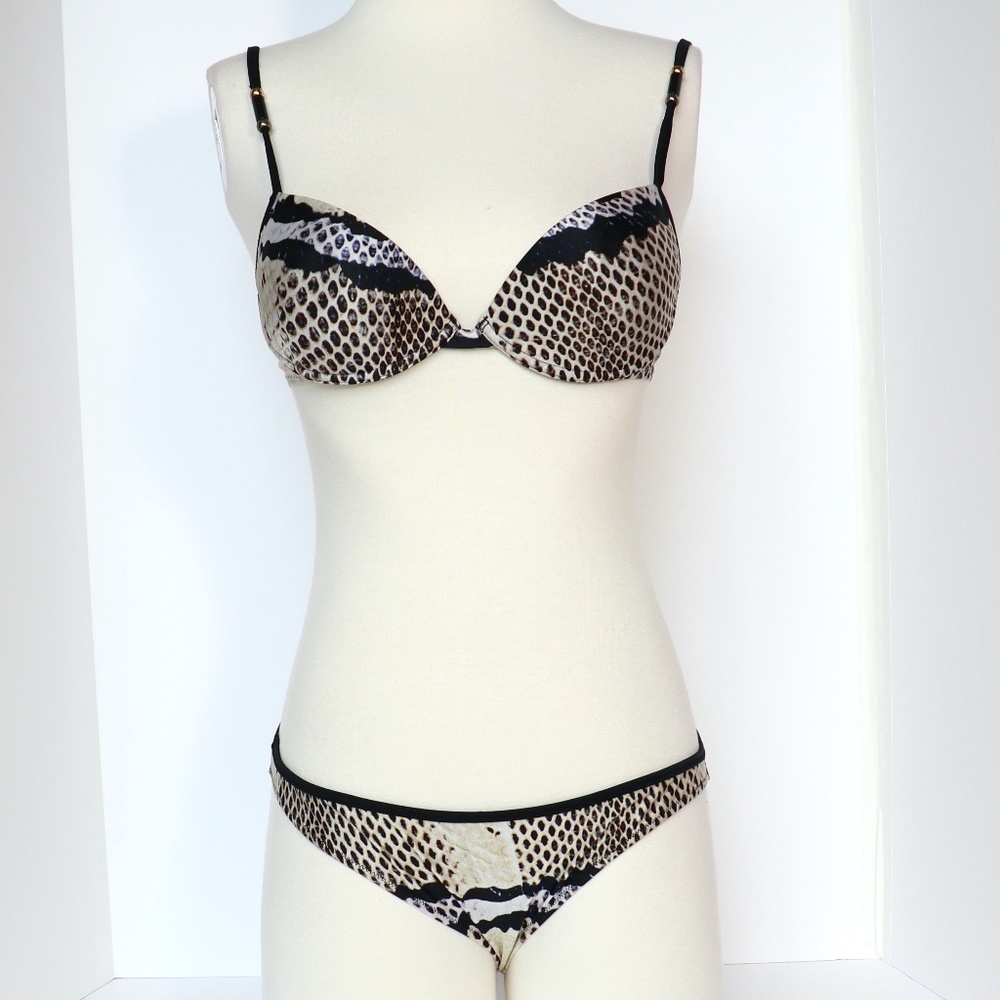 Just Cavalli bikini in snakeskin print